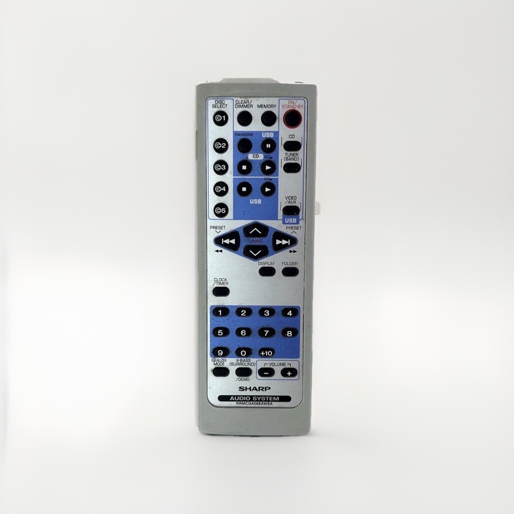 OEM SHARP RRMCGA052AWSA Remote Control For XLMP131 Audio System‎ CD Player WORKS